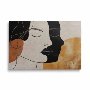 Obraz na szkle - Dwa spojrzenia