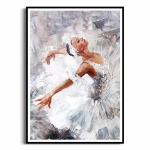 Plakat - Śnieżna baletnica