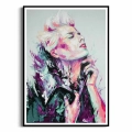 plakat-czarna-ramka-przod-kobieta-rock-star.webp