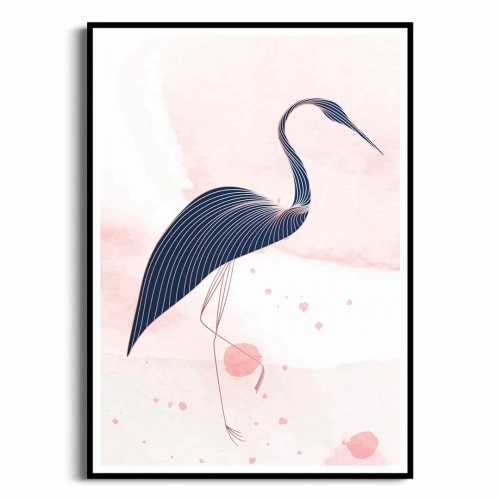 plakat-czarna-ramka-przod-niebieski-ptak-II.webp