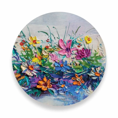 obraz-szklo-kolo-ekspresyjne-kolorowe-kwiaty-namalowane-technika-impasto-przod.webp