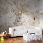 Fototapeta na wymiar – Duży kwiat w stylu vintage na przetartym tle, rustykalna kwiatowa kompozycja