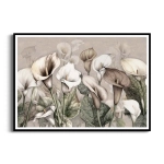 Plakat - Subtelne kwiaty Lilii Calla