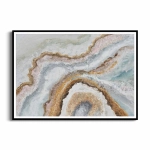 Plakat - Abstrakcyjne kolorowe fale