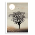 Plakat Samotne drzewo III bez ramki