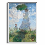 Plakat -  Claude Monet - Kobieta z parasolem
