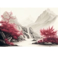 fototapeta-Japonski-krajobraz-kwitnace-drzewo-nad-woda-motyw.jpg