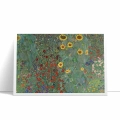 Plakat Gustav Klimt Wiejski ogród ze słonecznikami Reprodukcja