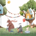 obraz-na-plotnie-domki-na-drzewach-fragment.webp