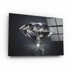 Obraz na szkle akrylowym - Diament - Najlepszy przyjaciel Kobiety