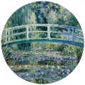 fototapeta-okragla-claude-monet-lilie-wodne-i-most-japonski-.webp