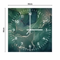 zegar-30x30-kwdrat-cyfry-biale-wymiary-zielone-abstrakcyjne-fale.webp