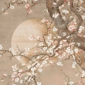Fototapeta Sō Shizan Japońska kwitnąca wiśnia fragment