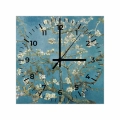 zegar-przod-30x30-kwdrat cyfry-vincent-van-gogh-kwitnacy-migdalowiec.webp