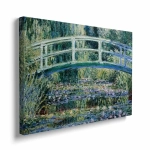 Obraz na płótnie - Claude Monet - Lilie wodne i most japoński - Reprodukcja