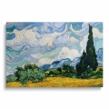 obraz-na-szkle-akrylowym-vincent-van-gogh-pole-pszenicy-z-cyprysami-przod.webp