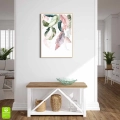 plakat-drewniana-ramka-wnetrze-kolorowe-liscie-bananowca-wariantII.webp