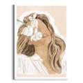 Plakat Dziewczęcy urok biała ramka