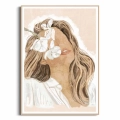 Plakat Dziewczęcy urok drewniana ramka