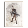 Plakat Balerina drewniana ramka