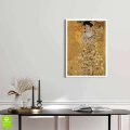 plakat-biala-ramka-wnetrze-gustav-klimt-zlota-adela-reprodukcja.webp