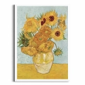 Plakat Vincent Van Gogh Słoneczniki reprodukcja biała ramka