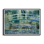 Plakat - Claude Monet - Lilie wodne i most japoński - Reprodukcja
