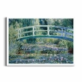 Plakat Claude Monet Lilie wodne i most japońsk Reprodukcja biała ramka