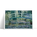 Plakat Lilie wodne i most japońsk Claude Monet Reprodukcja