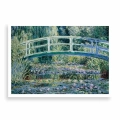 Plakat Claude Monet Lilie wodne i most japońsk Reprodukcja bez ramki
