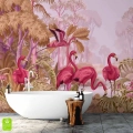 fototapeta-na-wymiar-flamingi-w-zamglonej-tropikalnej-roslinnosci-wnetrze.webp