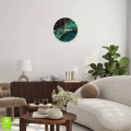 Zegar-30x30-kolo-kreski-biale-wnetrze-malachitowe-zloto.webp