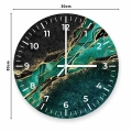 Zegar-30x30-kolo-cyfry-biale-wymiary -malachitowe-zloto.webp