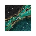 Zegar-30x30-kwdrat-kreski-biale-przod-malachitowe-zloto.webp