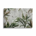 Obraz na szkle - Liście tropikalne w odcieniach zieleni