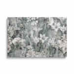 Obraz na szkle - Delikatne białe kwiaty – elegancka florystyczna kompozycja na przetartym tle