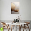 obraz-na-plotnie-zlote-kregi-3d-wnetrze-pion.webp