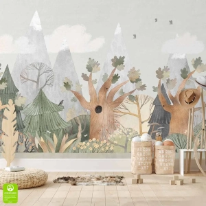 Fototapeta na wymiar - Fantazyjny las dla dzieci