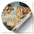 Fototapeta-okragla-sandro-botticelli-narodziny-wenus-naklejka.webp
