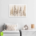 plakat-bez-ramki-wnetrze-brazowy-las-iglasty-3d.webp