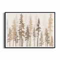 plakat-czarna-ramka-przod-brazowy-las-iglasty-3d.webp