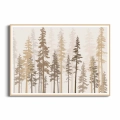 plakat-drewniana-ramka-przod-brazowy-las-iglasty-3d.webp