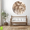 Fototapeta-okragla-brazowy-las-lisciasty-3d-wnetrze2.webp