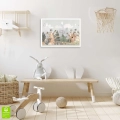 plakat Fantazyjny las dla dzieci bez ramki w pokoju