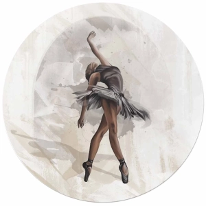 Fototapeta okrągła - Balerina