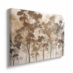 Obraz na płótnie - Brązowy las liściasty 3D