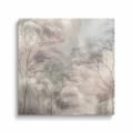 obraz-na-plotnie-mgliste-drzewa-w-stonowanych-barwach-przod-kwadrat.webp