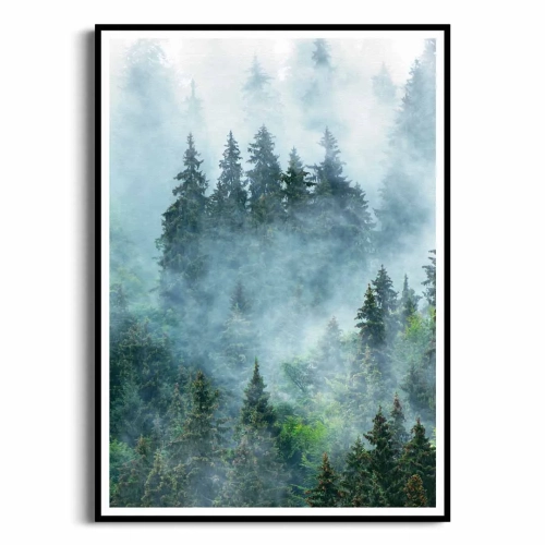 plakat-czarna-ramka-przod-las-we-mgle-II.webp