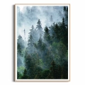 Plakat Las we mgle III drewniana ramka