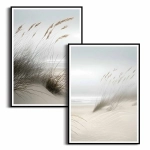 Zestaw plakatów - Piaszczysta plaża i morze